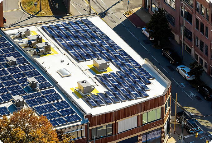 Commercial Building | C&I GFM Smart PV&ESS Project 