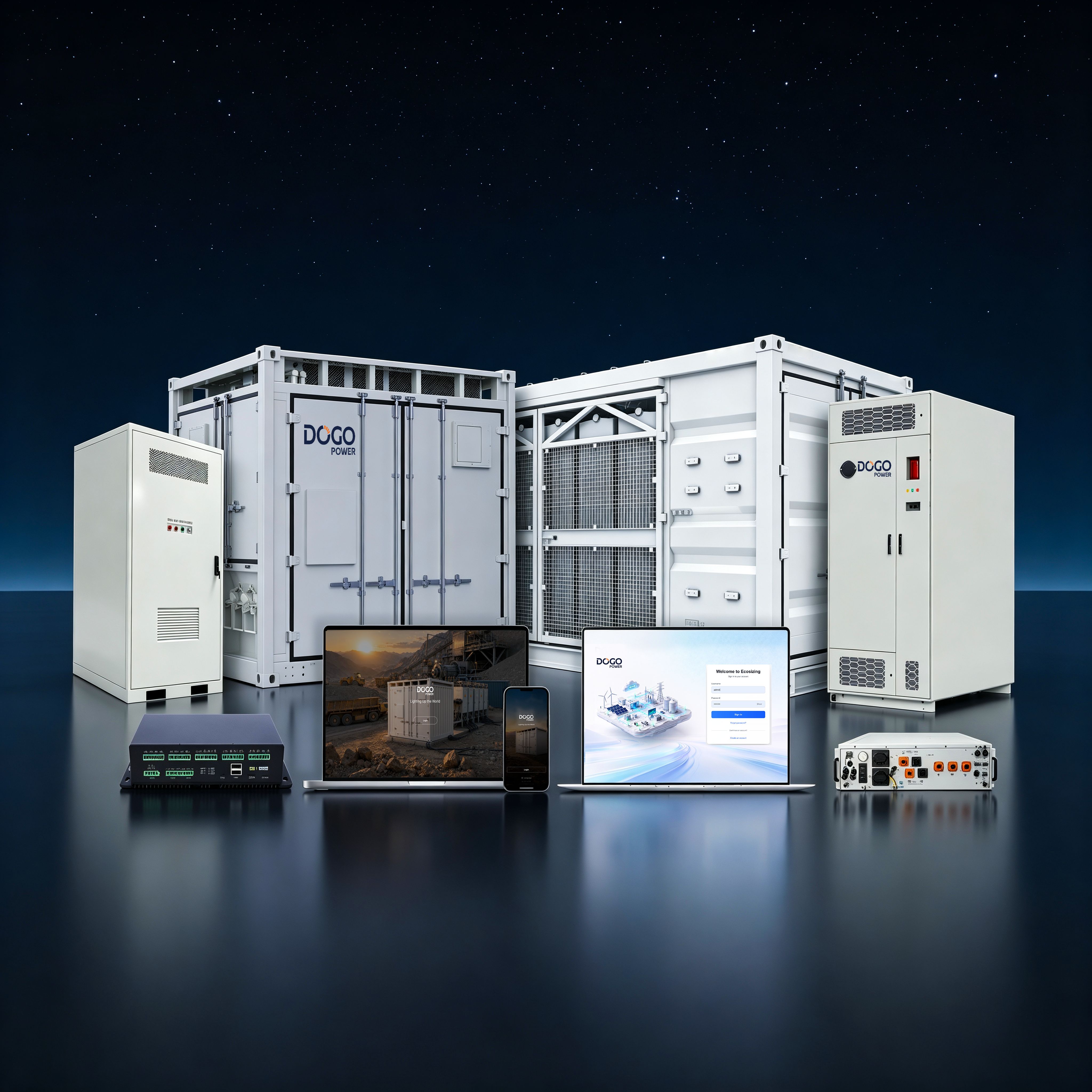 DoGo Power energy storage product portfolio
